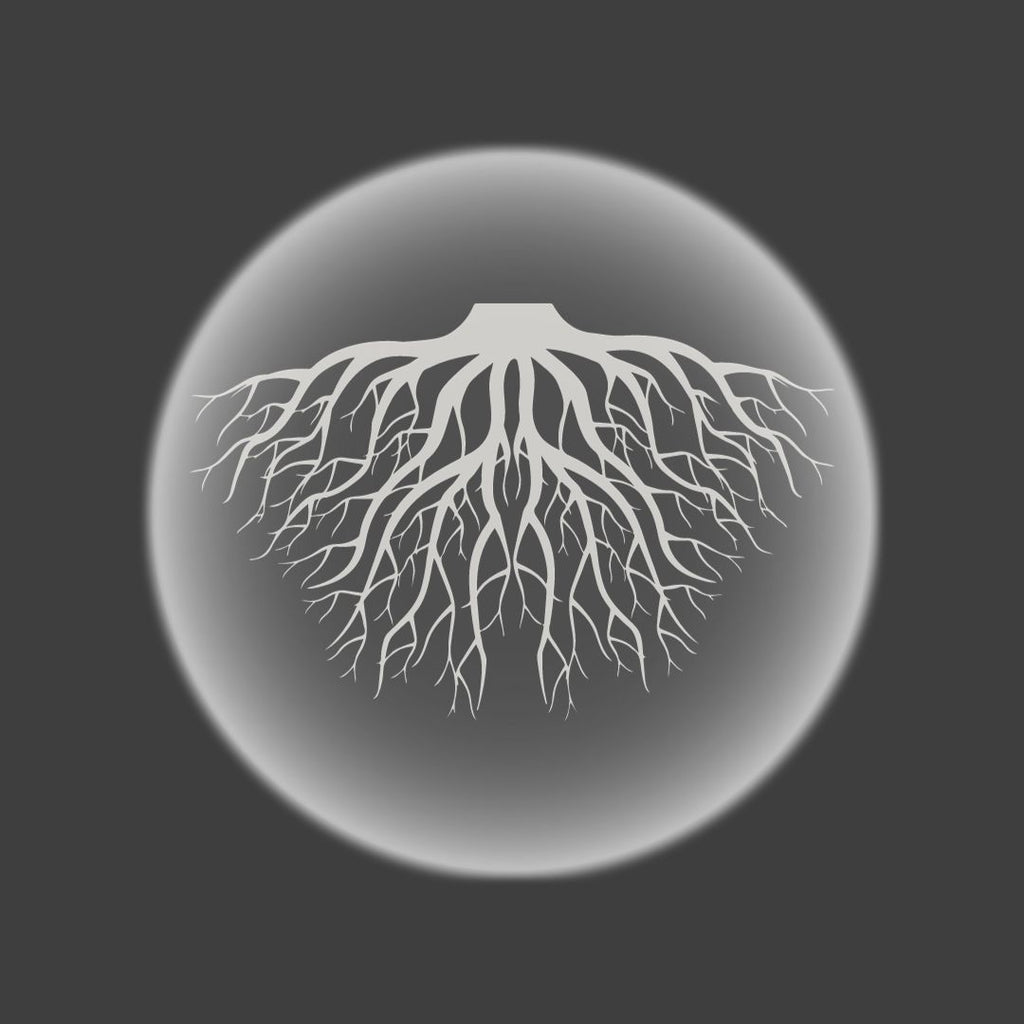 root image in glowing circle